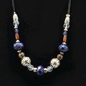 Lia Sophia Mixed Bead Necklace
